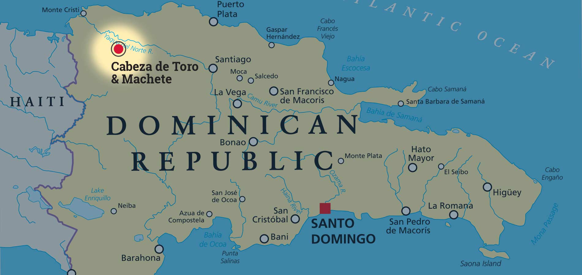 Our area of operations in the Dominican Republic.
