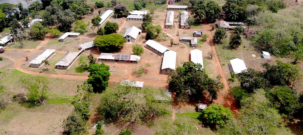 Aerial view of Matru Jong project site
